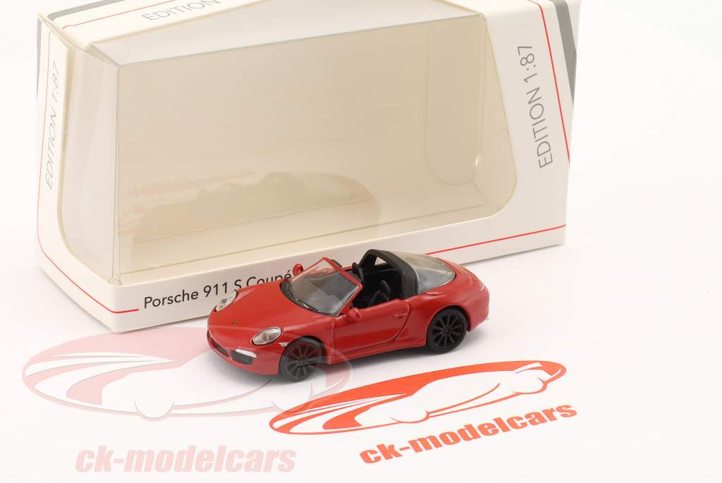 Porsche 911 Targa 4S red 1:87 Schuco