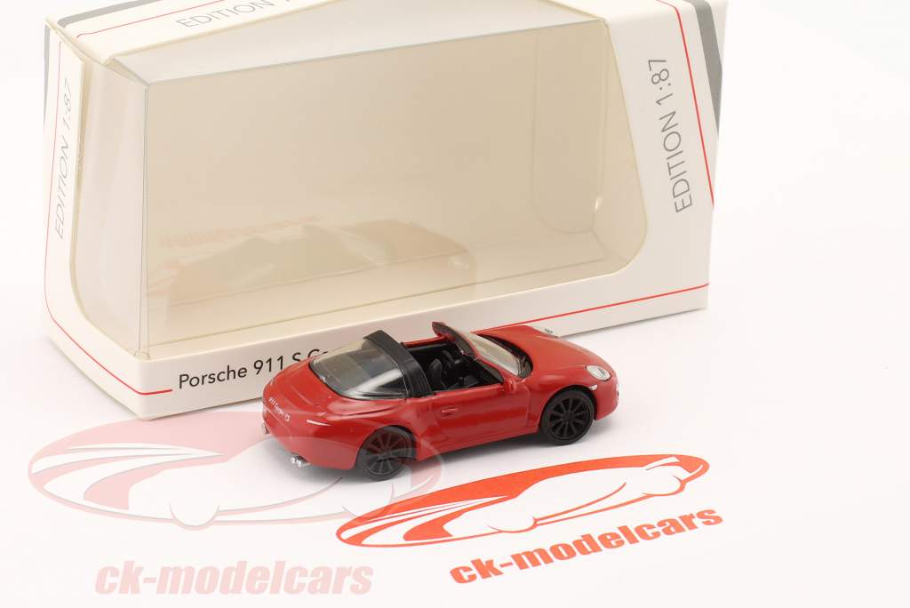 Porsche 911 Targa 4S rojo 1:87 Schuco