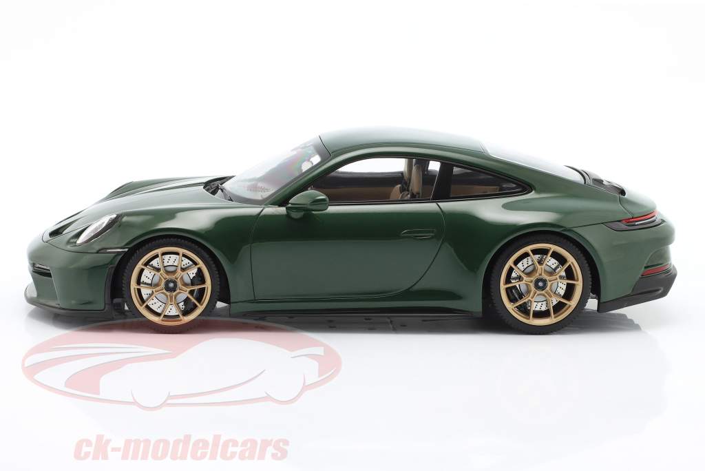 Porsche 911 (992) GT3 Touring 2022 eg grøn metallisk 1:18 Minichamps