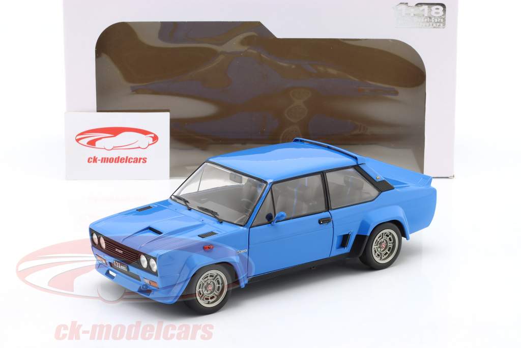 Solido 1/18 - Fiat 131 Abarth 1980 Bleu - S1806004