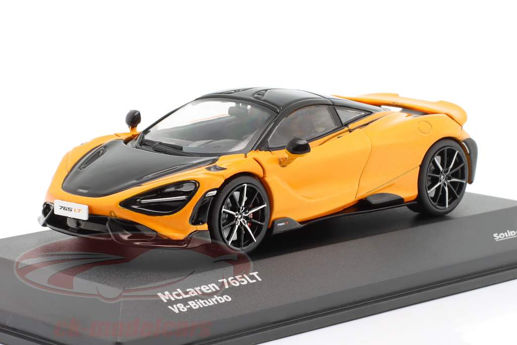 McLaren 765LT V8-Biturbo Byggeår 2020 papaya spark orange 1:43 Solido