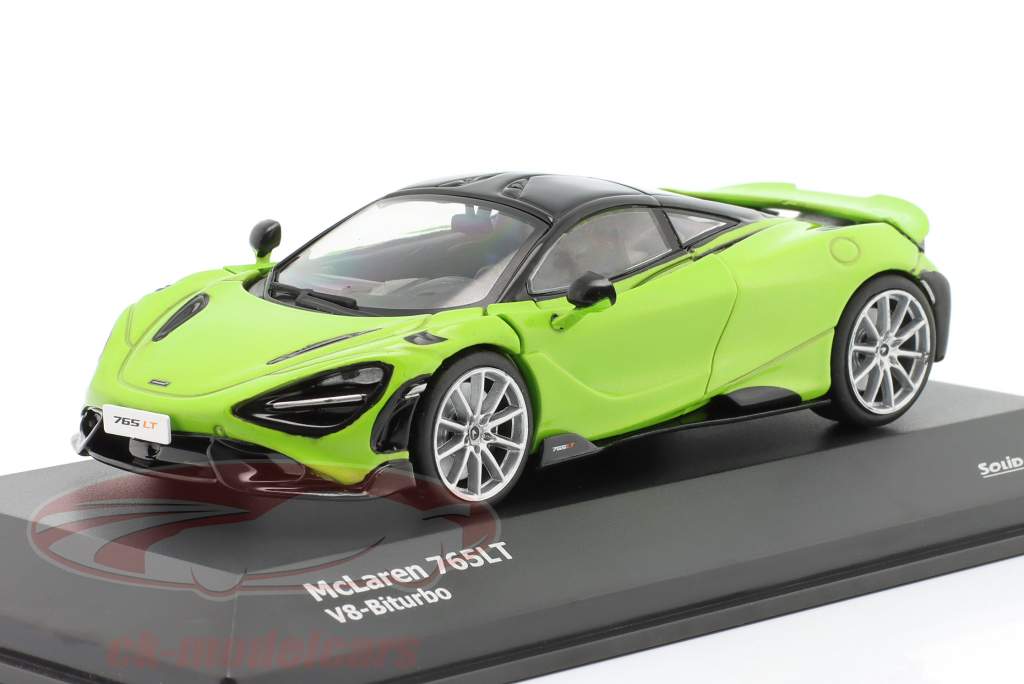 McLaren 765LT V8-Biturbo year 2020 lime green 1:43 Solido