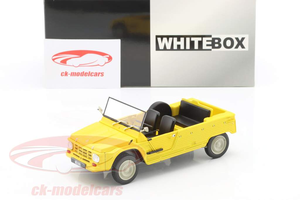 Citroen Mehari ano de construção 1970 amarelo 1:24 WhiteBox