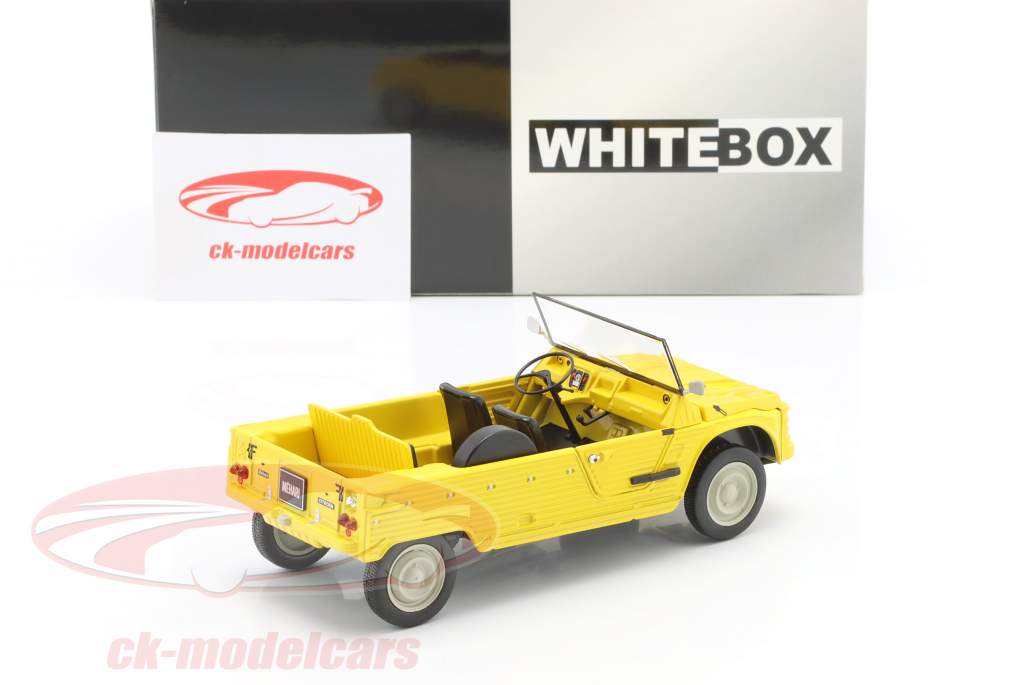 Citroen Mehari ano de construção 1970 amarelo 1:24 WhiteBox