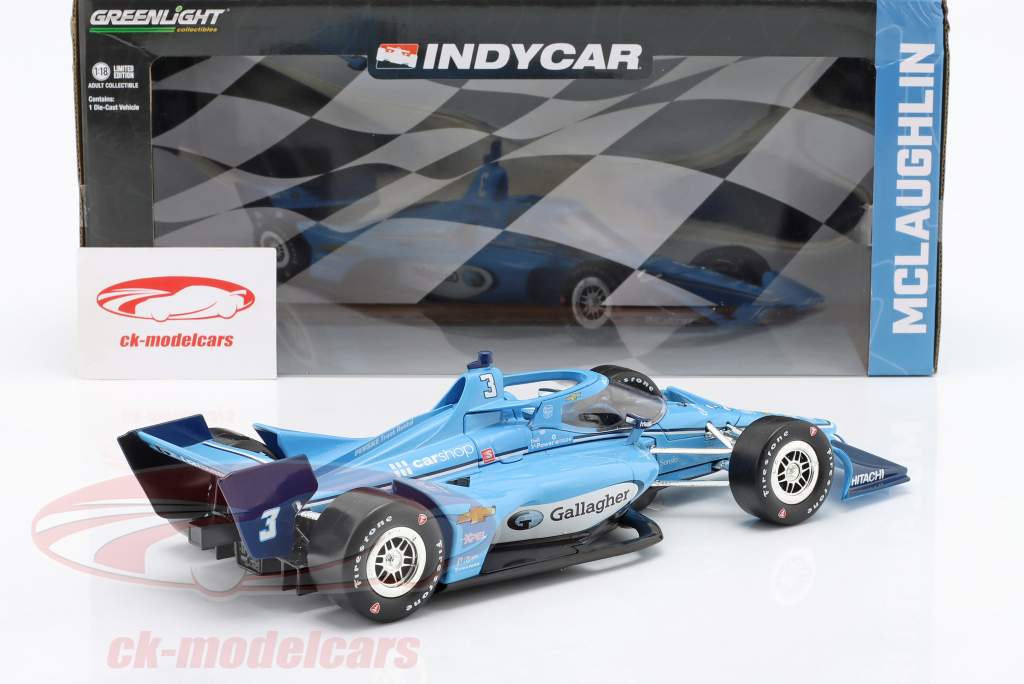 Scott McLaughlin Chevrolet #3 IndyCar Series 2022 1:18 Greenlight