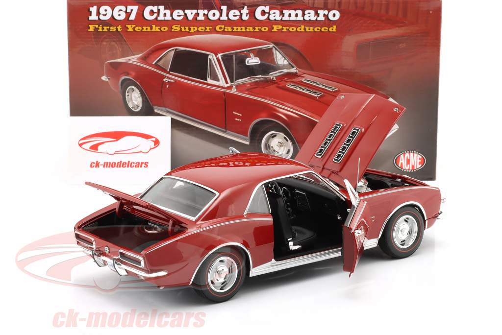 Chevrolet Camaro 1st Yenko Super Camaro 1967 rot 1:18 GMP