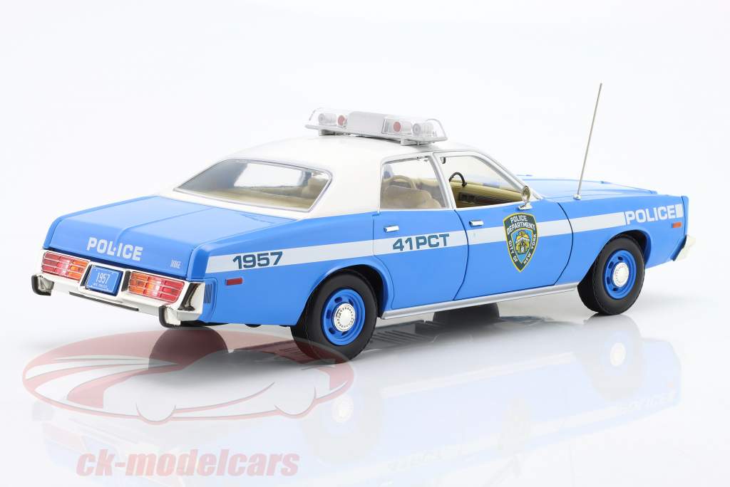 Dodge Monaco NYPD 1978 蓝色的 / 白色的 1:18 Greenlight