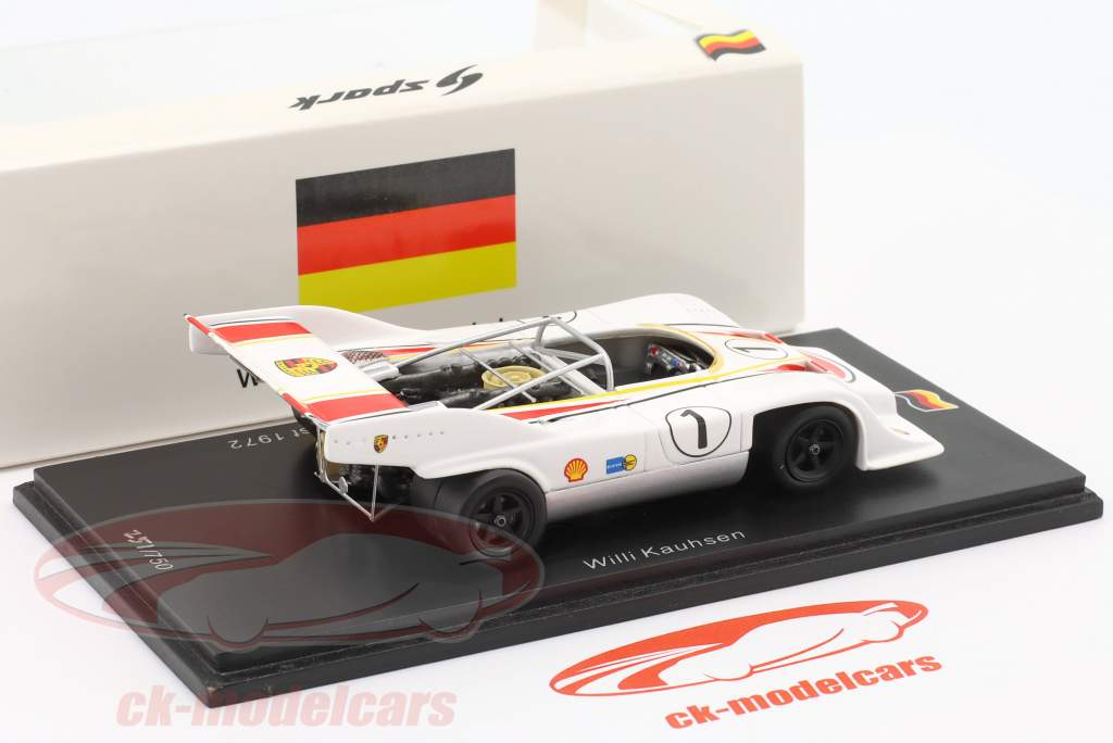 Porsche 917/10 TC #1 Test Interserie Hockenheim 1972 W. Kauhsen 1:43 Spark