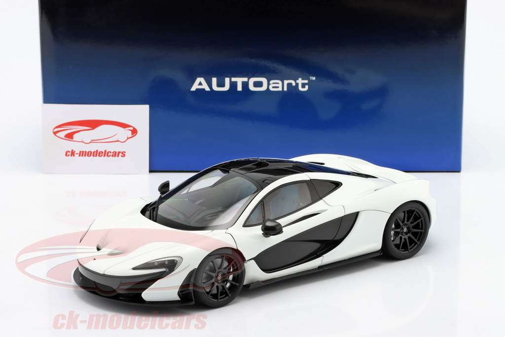 McLaren P1 ano de construção 2013 Alasca diamante branco 1:18 AutoArt