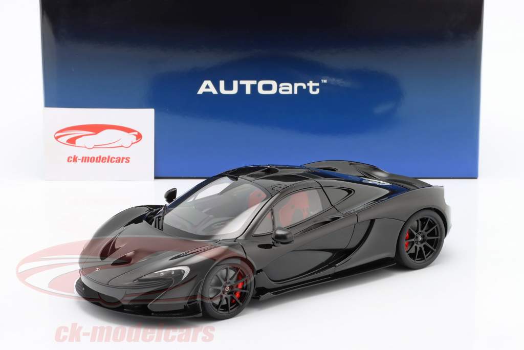 McLaren P1 Année de construction 2013 feu noir 1:18 AutoArt