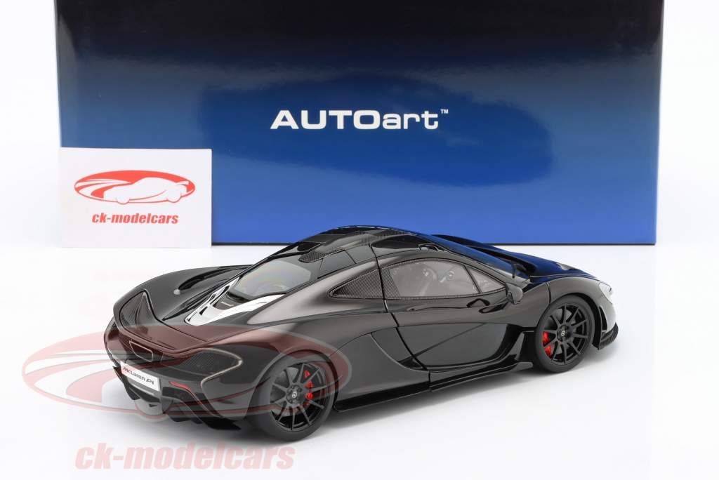 McLaren P1 Año de construcción 2013 fuego negro 1:18 AutoArt