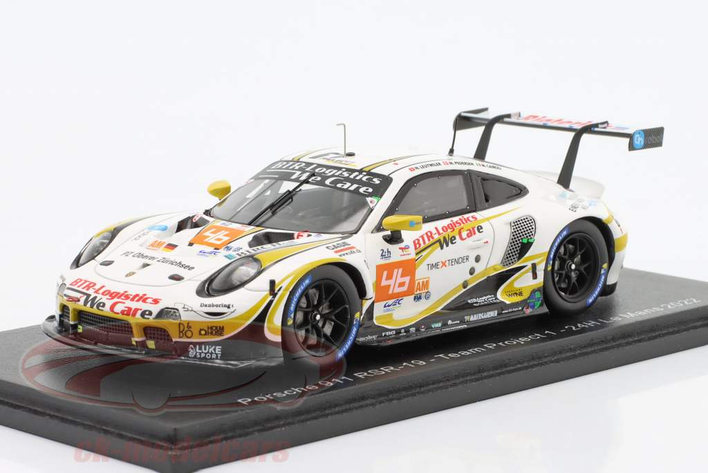 Porsche 911 RSR-19 #46 24h LeMans 2022 Team Project 1 1:43 Spark