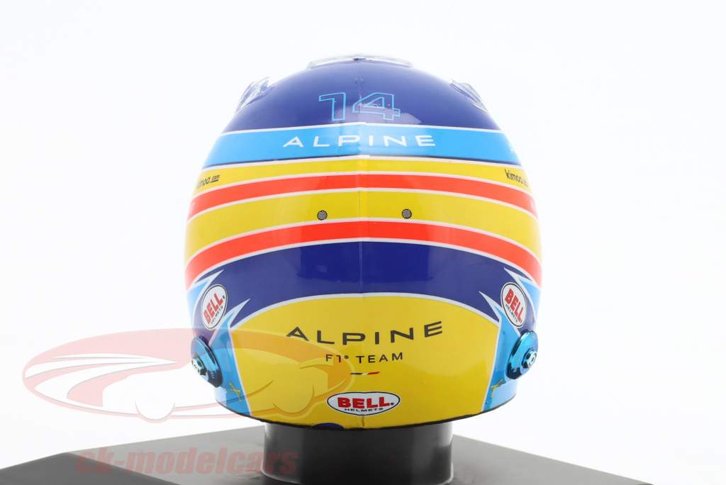 Fernando Alonso #14 Alpine F1 Team formule 1 2021 casque 1:5 Spark