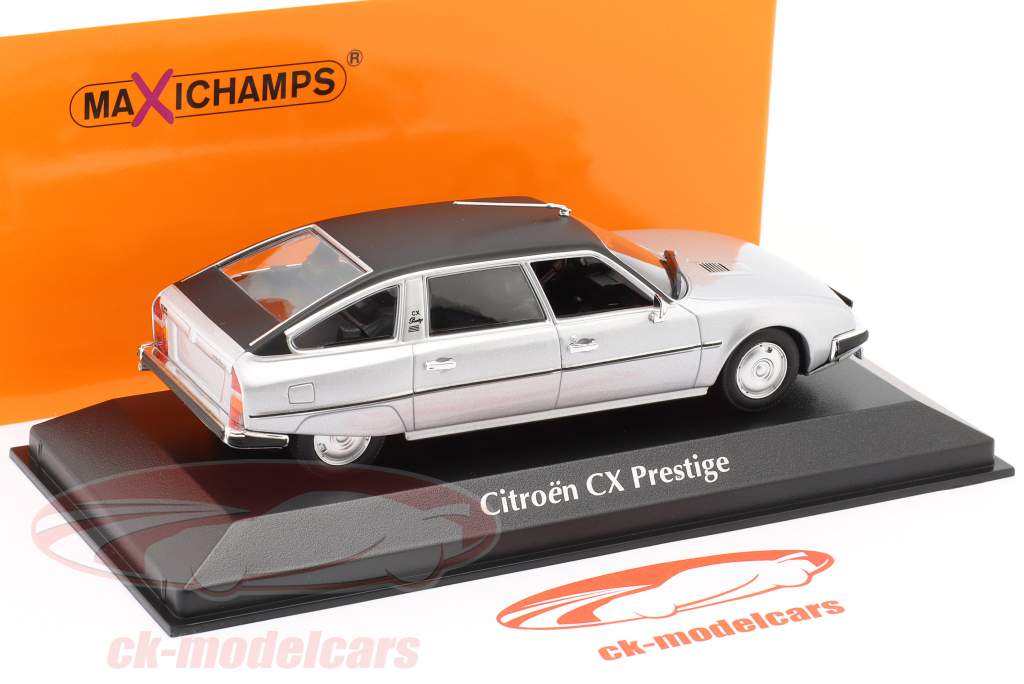 Citroen CX Prestige Année de construction 1980 argent 1:43 Minichamps