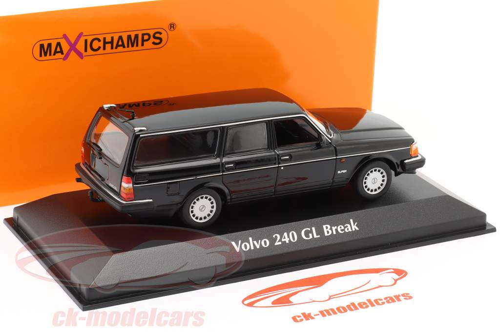 Volvo 240 GL Break Baujahr 1986 schwarz 1:43 Minichamps