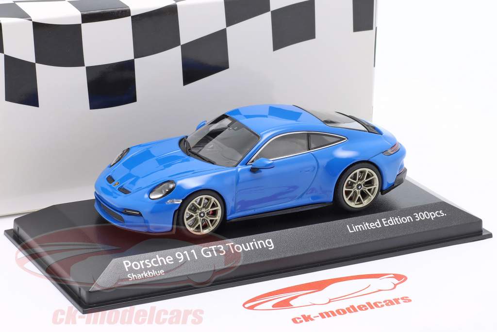MINICHAMPS 1/43 PORSCHE 911 (992) GT3 TOURING GIALLA CERCHI NERI 2021