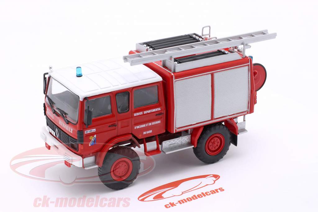 Renault VI 95.130 4x4 FPT Feuerwehr rot / weiß 1:43 Altaya