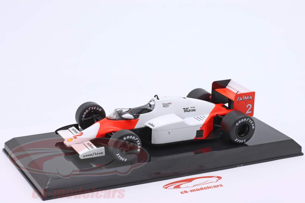 Alain Prost McLaren MP4/2B #2 formel 1 Verdensmester 1985 1:24 Premium Collectibles
