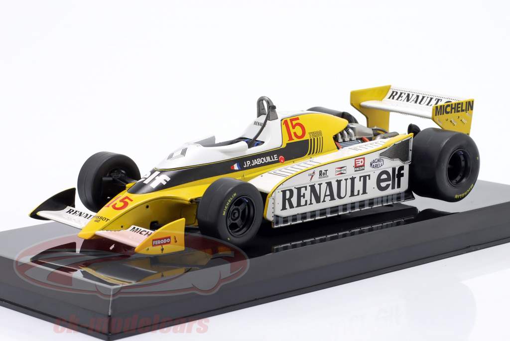 Jean-Pierre Jabouille Renault RS10 #15 formule 1 1979 1:24 Premium Collectibles