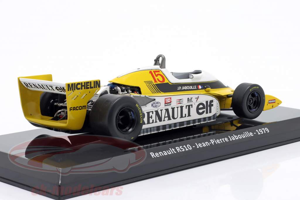 Jean-Pierre Jabouille Renault RS10 #15 fórmula 1 1979 1:24 Premium Collectibles