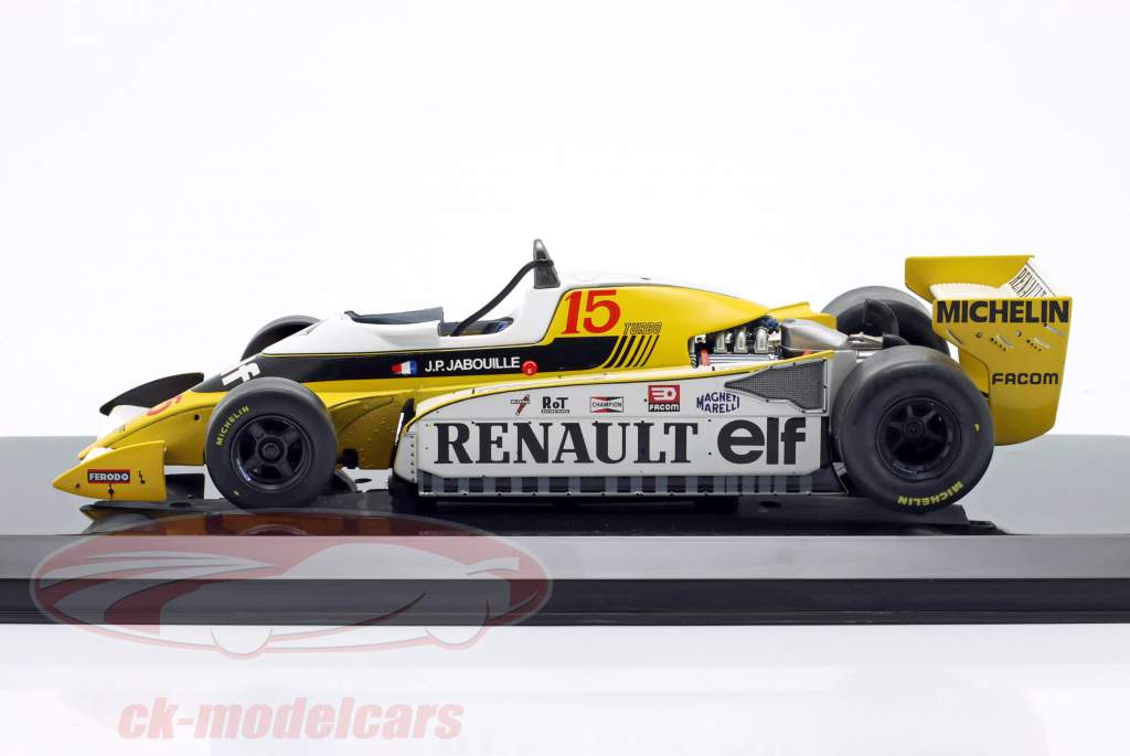 Jean-Pierre Jabouille Renault RS10 #15 formel 1 1979 1:24 Premium Collectibles