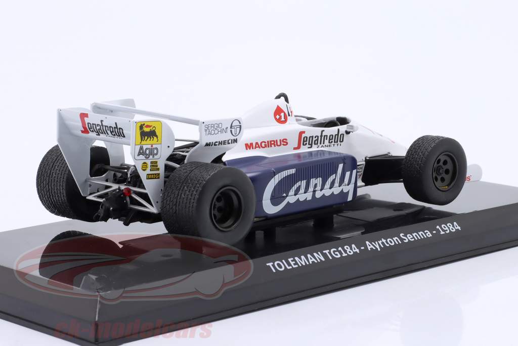 Ayrton Senna Toleman Hart TG184 #19 formule 1 1984 1:24 Premium Collectibles