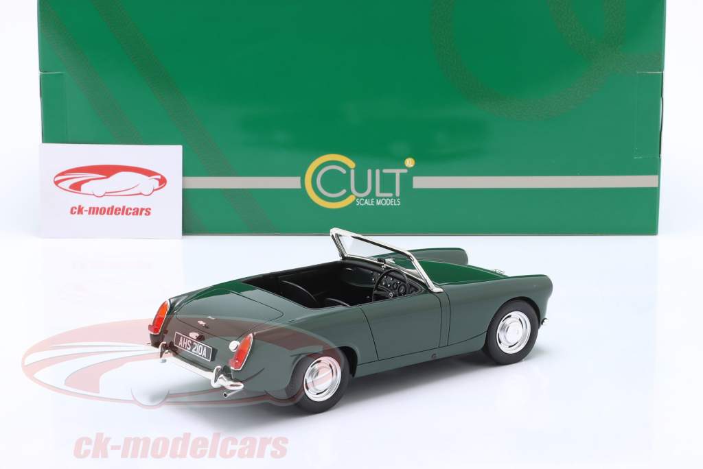 Austin Healey Sprite MK2 convertible Año de construcción 1961 verde metálico 1:18 Cult Scale