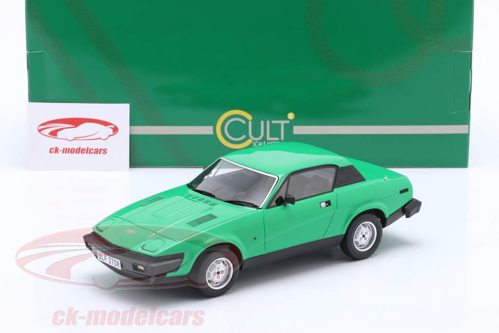 Triumph TR7 Coupe Année de construction 1980 Java vert 1:18 Cult Scale