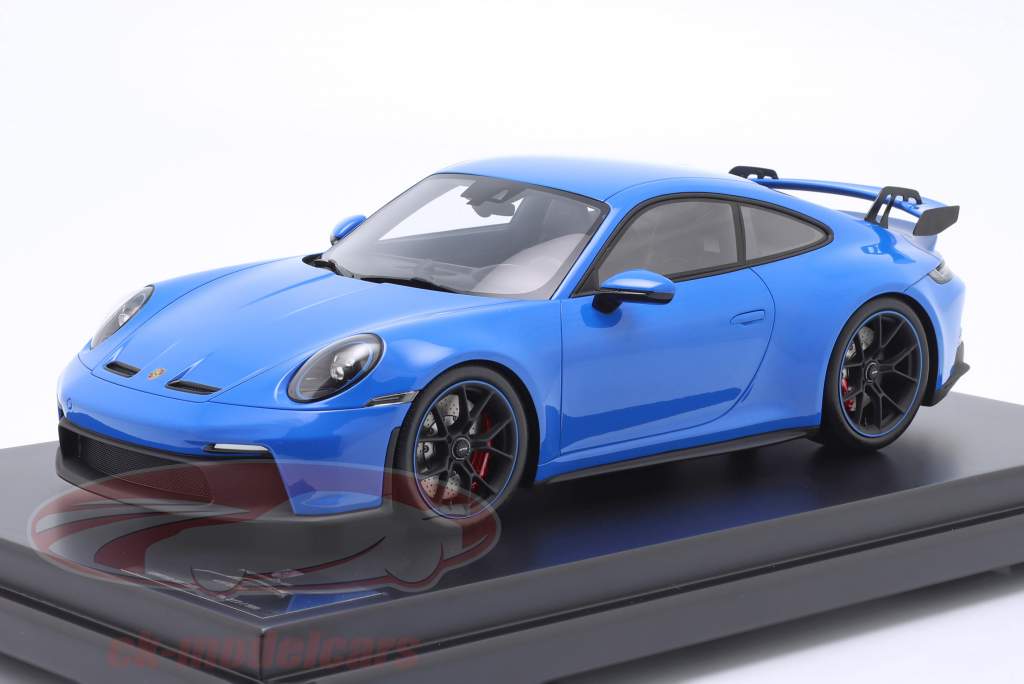 Porsche 911 (992) GT3 Año de construcción 2021 tiburon azul 1:12 Spark