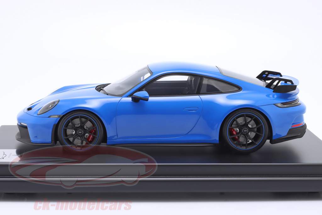 Porsche 911 (992) GT3 Byggeår 2021 hajblå 1:12 Spark