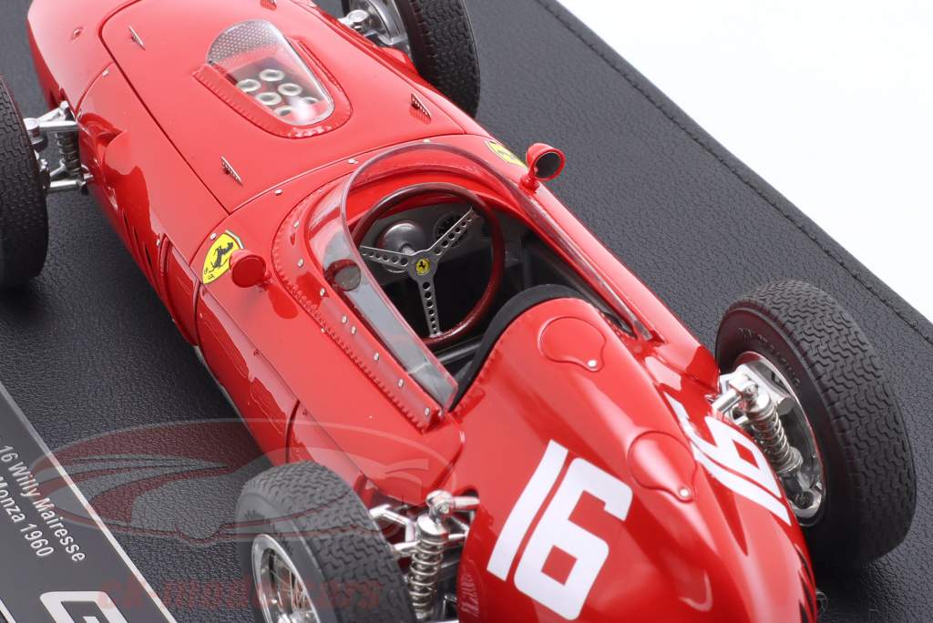 W. Mairesse Ferrari Dino 246/256 F1 #16 3rd Italien GP Formel 1 1960 1:18 GP Replicas
