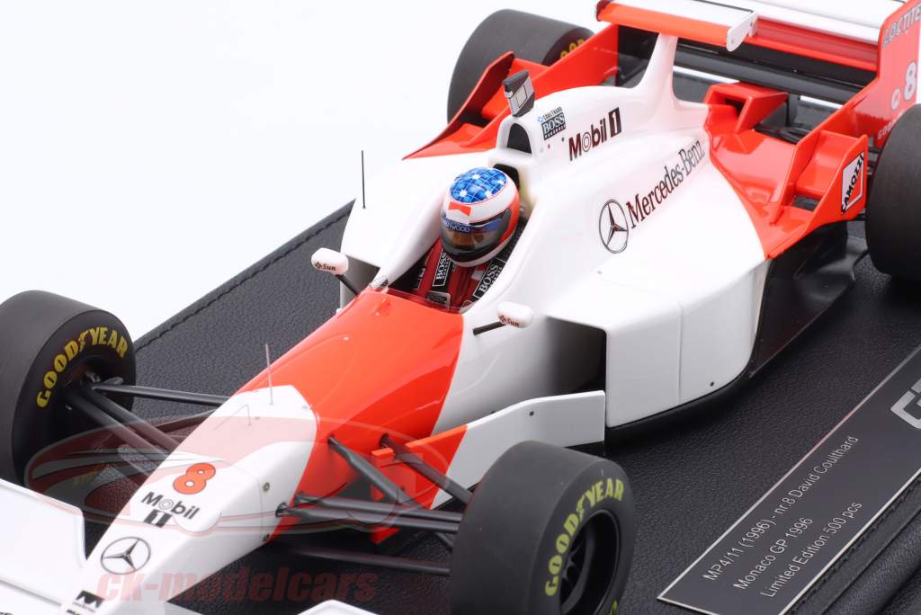 David Coulthard McLaren MP4/11 #8 2nd Monaco GP Formel 1 1996 1:18 GP Replicas