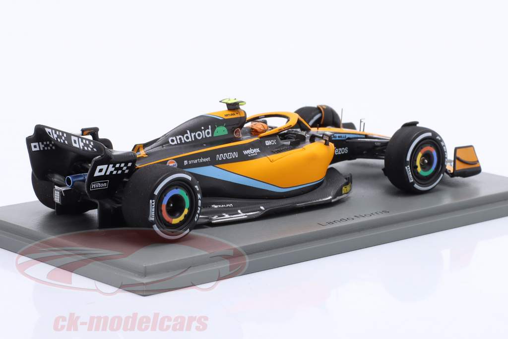 Lando Norris McLaren MCL36 #4 Miami GP formel 1 2022 1:43 Spark