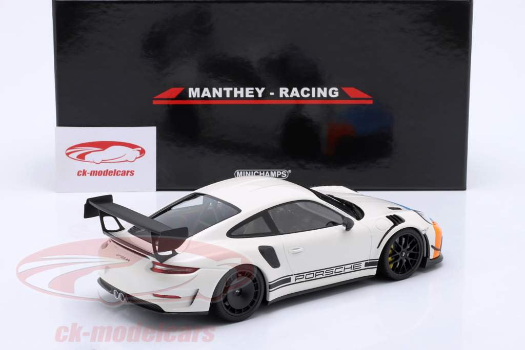 Porsche 911 (991.2) GT3 RS MR Manthey Racing blanc 1:18 Minichamps