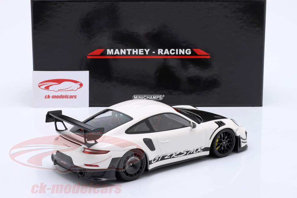 Porsche 911 (991.2) GT2 RS MR Manthey Racing blanco / negro 1:18 Minichamps