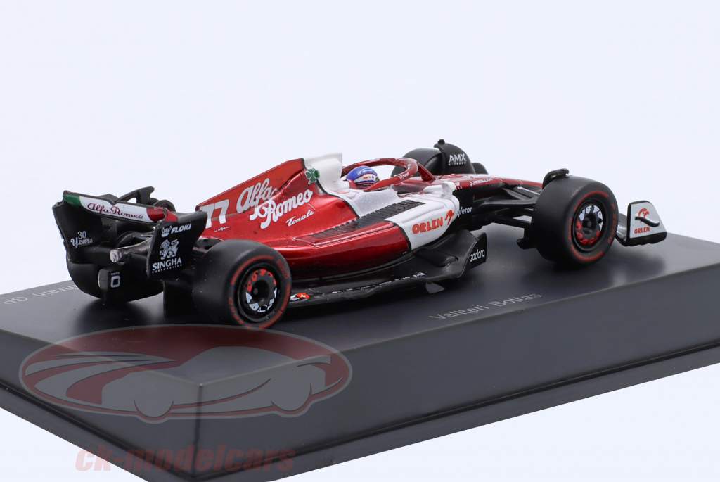 Valtteri Bottas Alfa Romeo C42 #77 6ème Bahreïn GP formule 1 2022 1:64 Spark