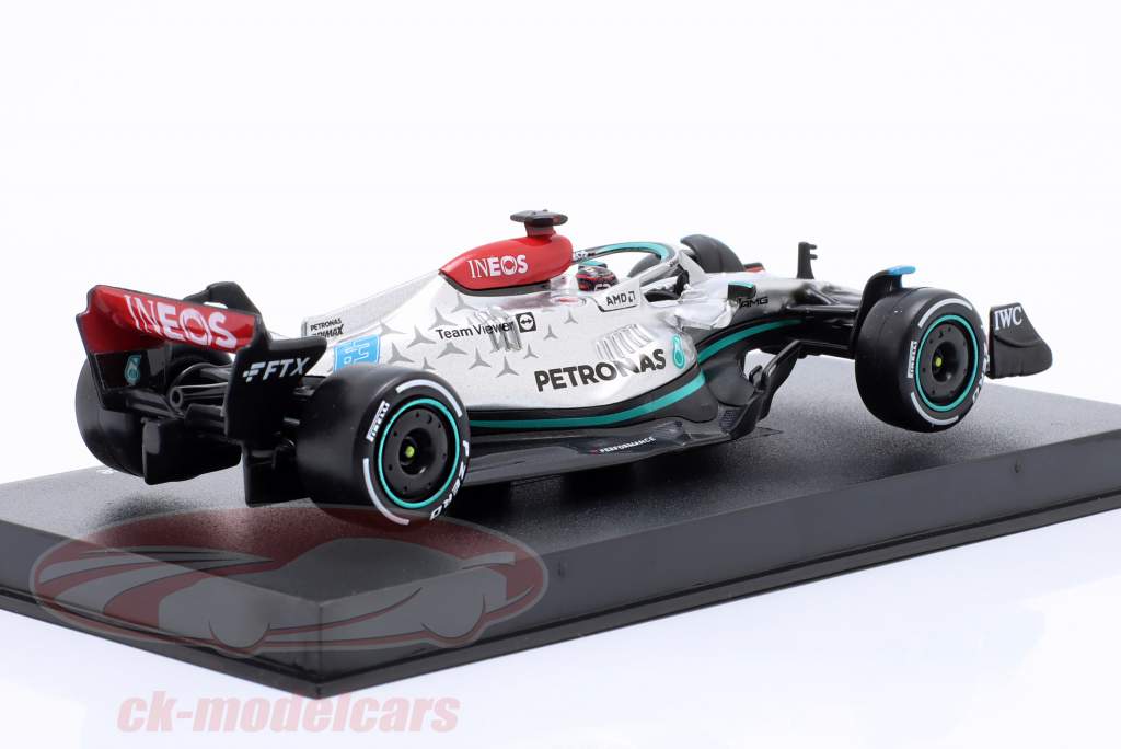 George Russell Mercedes-AMG F1 W13 #63 fórmula 1 2022 1:43 Bburago
