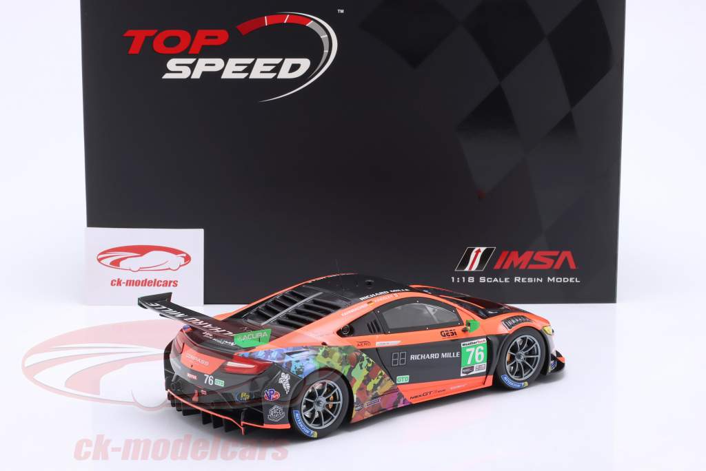 Acura NSX GT3 Evo #76 IMSA 2021 Compass Racing 1:18 TrueScale