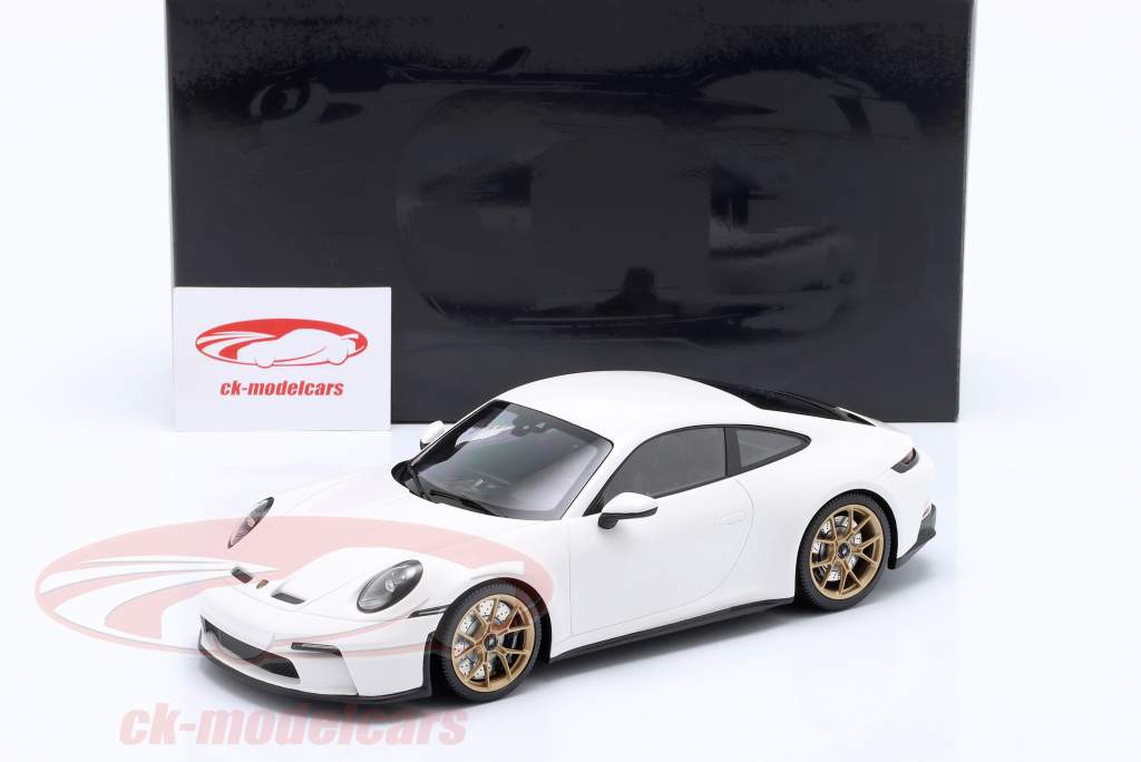 Porsche 911 (992) GT3 Touring 2022 blanco / llantas de neodimio 1:18 Minichamps