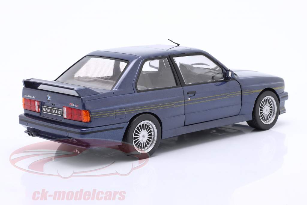BMW Alpina B6 3.5S Année de construction 1990 Mauritius bleu 1:18 Solido