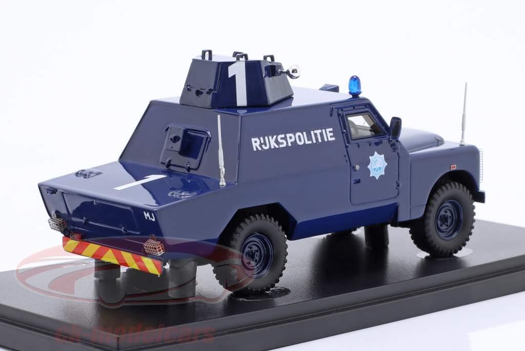 Land Rover Mk3 Shorland Armoured Patrol Car 1973 blau 1:43 AutoCult