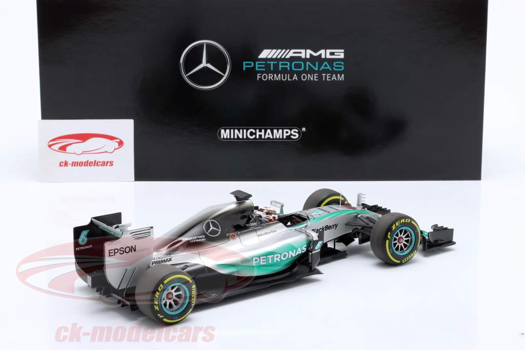 L. Hamilton Mercedes AMG W06 #44 Winner USA GP formula 1 World Champion 2015 1:18 Minichamps