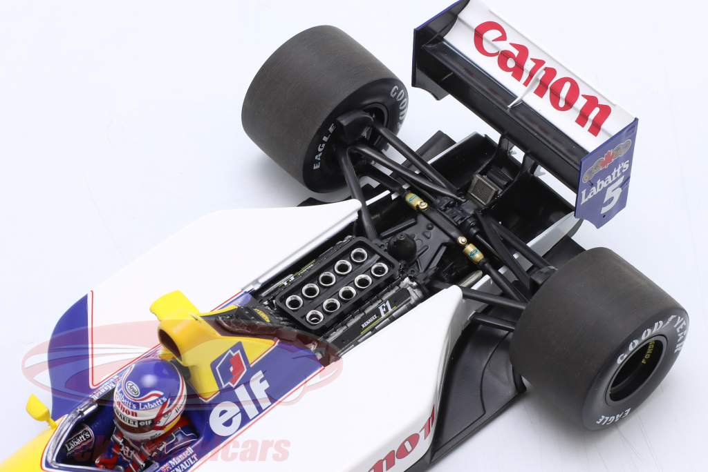 Nigel Mansell Williams FW14B #5 formule 1 Champion du monde 1992 1:18 Minichamps