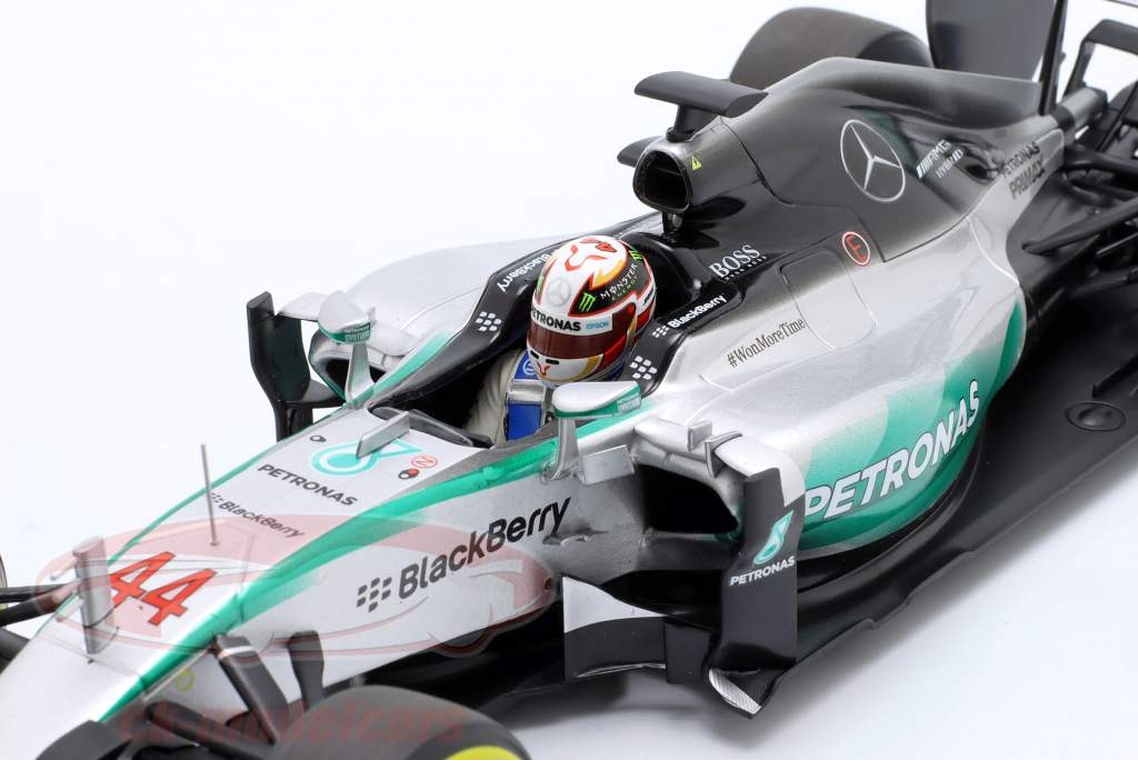 L. Hamilton Mercedes AMG W06 #44 Sieger USA GP Formel 1 Weltmeister 2015 1:18 Minichamps