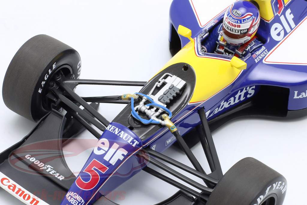 Nigel Mansell Williams FW14B #5 formula 1 World Champion 1992 1:18 Minichamps