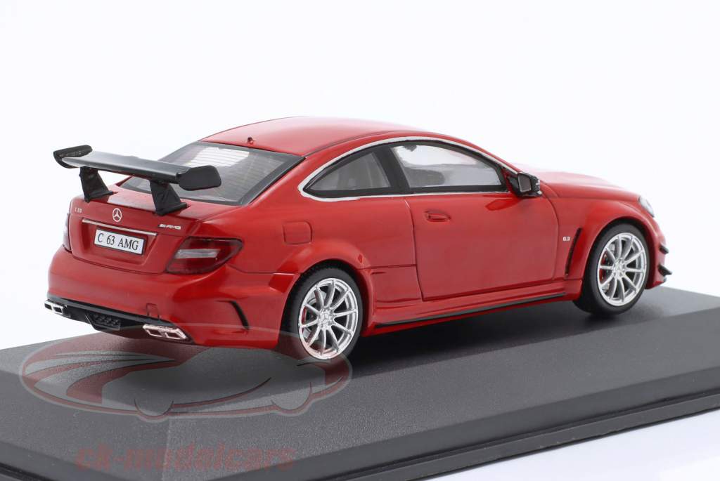 Mercedes-Benz AMG C63 Coupe Black Series year 2012 red 1:43 Solido