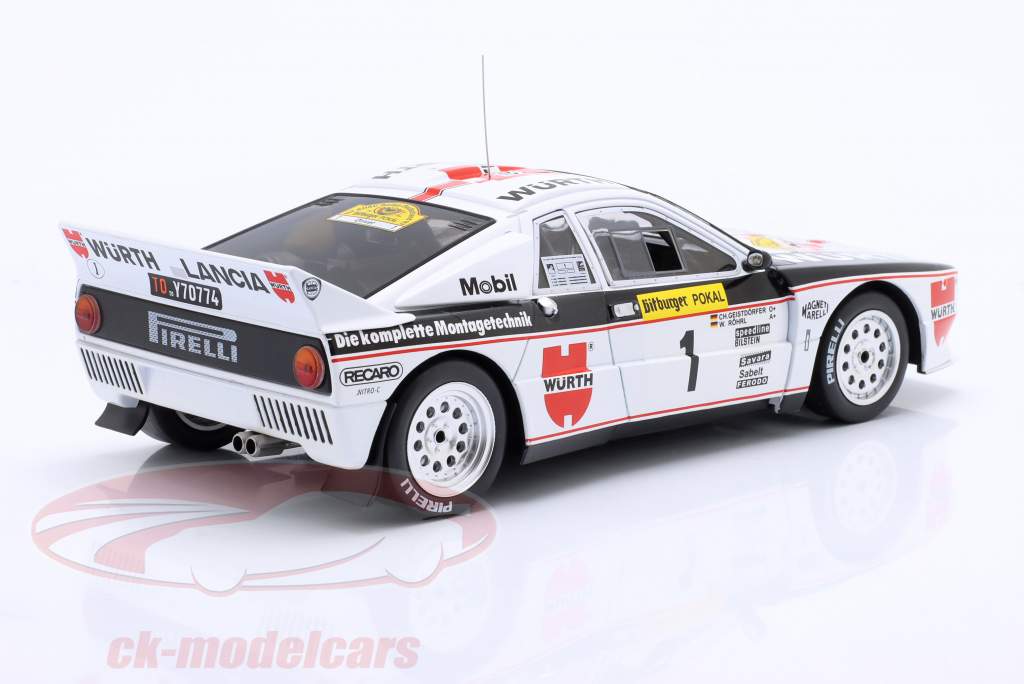 Lancia 037 #1 vinder samle Tyskland 1983 Röhrl, Geistdörfer 1:18 Ixo