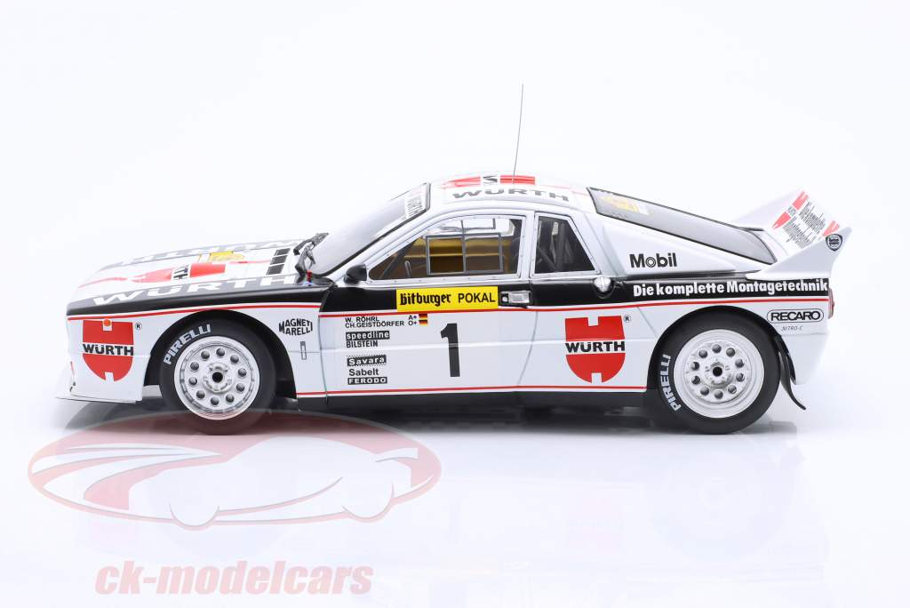 Lancia 037 #1 vinder samle Tyskland 1983 Röhrl, Geistdörfer 1:18 Ixo