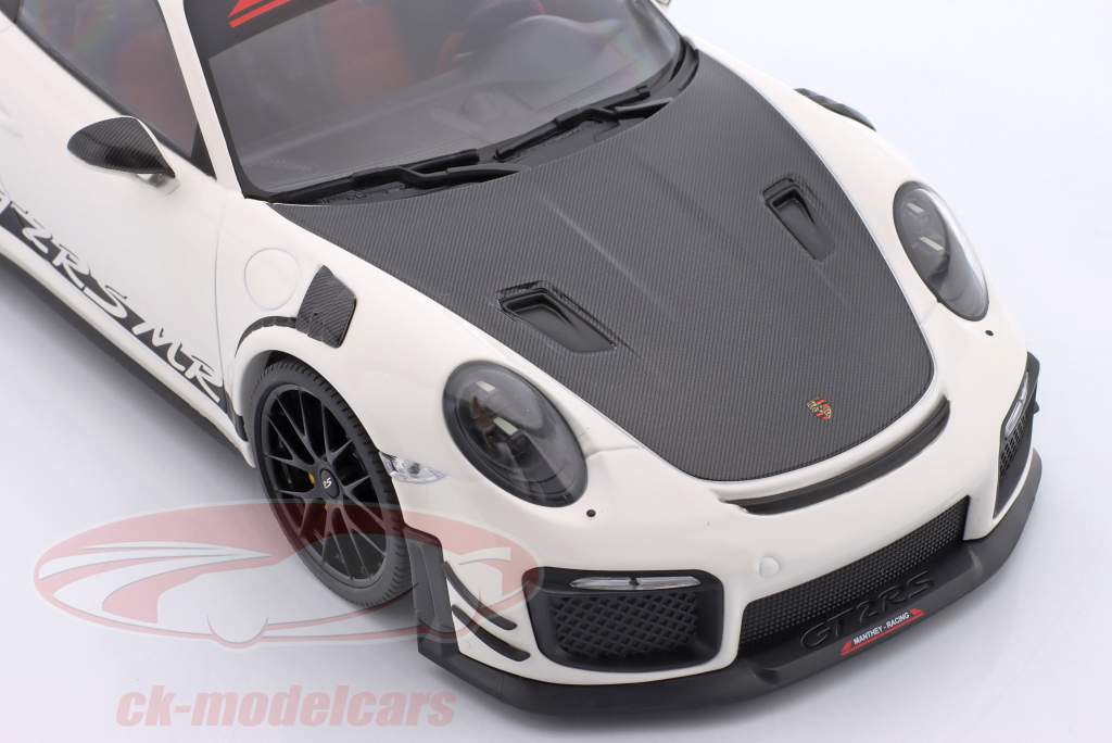 Porsche 911 (991.2) GT2 RS MR Manthey Racing weiß / schwarz 1:18 Minichamps