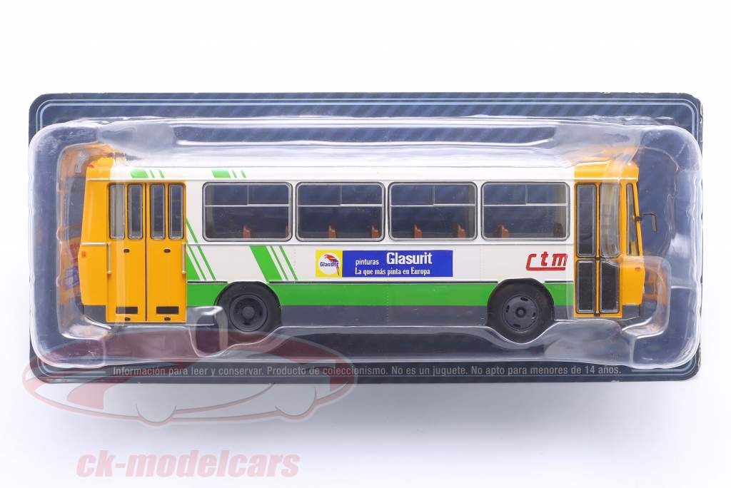 Pegaso 5062A autobús Año de construcción 1980 amarillo / verde / blanco 1:43 Altaya